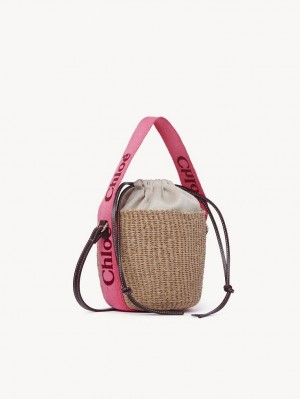 Baskets Chloe Small Woody Rosas Rojas | CHE-SR13652