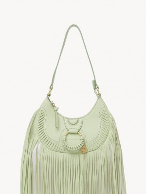 Bolsa De Hombro Chloe Hana Half Moon Verde | CHE-SR14660