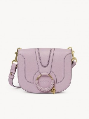 Bolsa De Hombro Chloe Hana Lavanda Blancas | CHE-SR14682