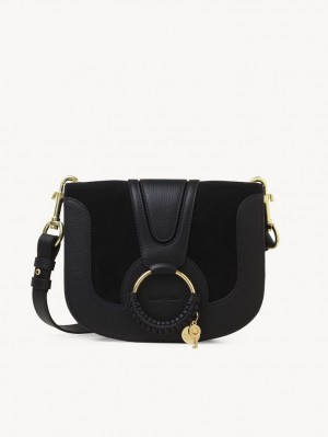 Bolsa De Hombro Chloe Hana Negras | CHE-SR14638