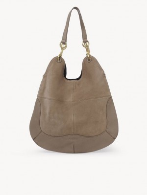 Bolsa De Hombro Chloe Hana Shopper Gris | CHE-SR14625