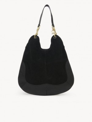 Bolsa De Hombro Chloe Hana Shopper Negras | CHE-SR14624