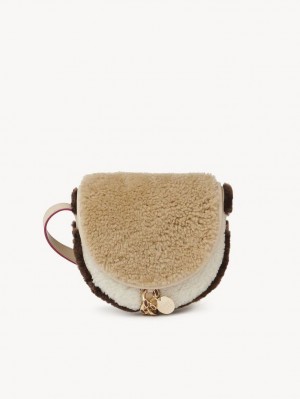 Bolsa De Hombro Chloe Mara Small Saddle Beige | CHE-SR14604