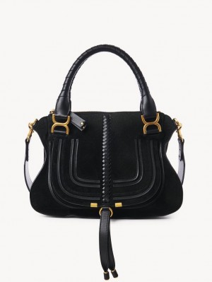 Bolsa De Hombro Chloe Marcie Double Carry Negras | CHE-SR13438