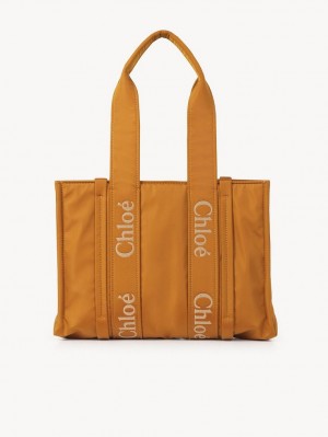 Bolsa De Hombro Chloe Medium Woody Amarillo | CHE-SR13411