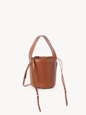 Bolsa De Hombro Chloe Sense Bucket Marrones | CHE-SR13417