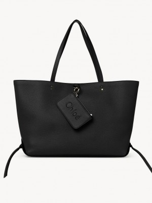 Bolsa De Hombro Chloe Sense Medium East-west Negras | CHE-SR13455