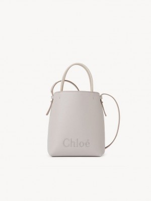 Bolsa De Hombro Chloe Sense Micro Gris | CHE-SR13405