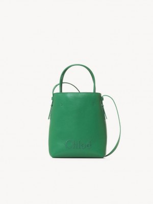 Bolsa De Hombro Chloe Sense Micro Verde | CHE-SR13407