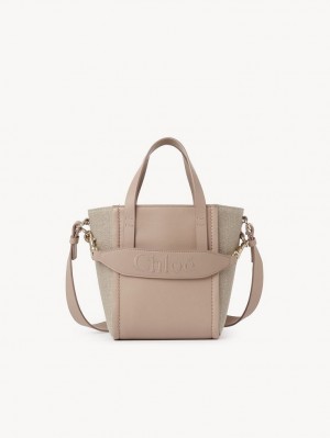 Bolsa De Hombro Chloe Sense Small Beige | CHE-SR13418