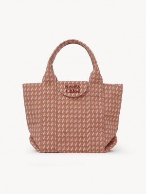 Bolso Tote Chloe Small Laetizia Naranjas | CHE-SR14702