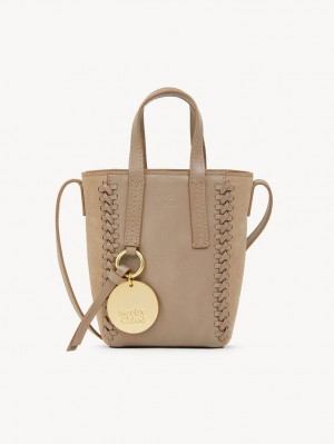 Bolso Tote Chloe Tilda Mini Gris | CHE-SR14707