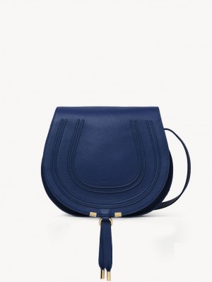 Bolsos Cruzados Chloe Marcie Medium Azules Oscuro | CHE-SR13497