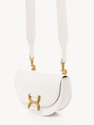 Bolsos Cruzados Chloe Marcie Mini Flap Blancas | CHE-SR13587