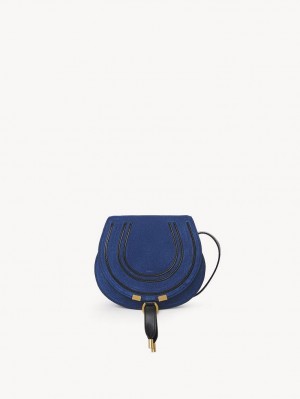 Bolsos Cruzados Chloe Marcie Small Azules Oscuro | CHE-SR13542