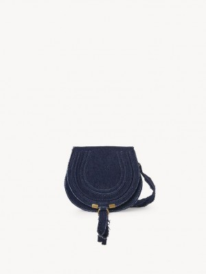 Bolsos Cruzados Chloe Marcie Small Azules | CHE-SR13580