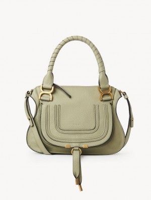 Bolsos Cruzados Chloe Marcie Small Double Carry Verde | CHE-SR13554