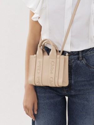 Bolsos Cruzados Chloe Mini Woody Rosas | CHE-SR13562