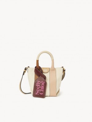 Bolsos Mini Chloe Laetizia Tote Marrones | CHE-SR14767