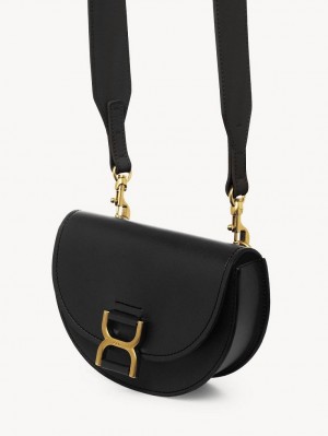 Bolsos Mini Chloe Marcie Flap Negras | CHE-SR13710