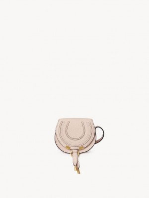 Bolsos Mini Chloe Marcie Nano Saddle Rosas | CHE-SR13695