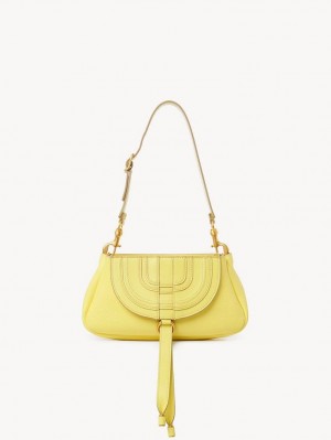 Bolsos Mini Chloe Marcie Small Clutch Amarillo | CHE-SR13679