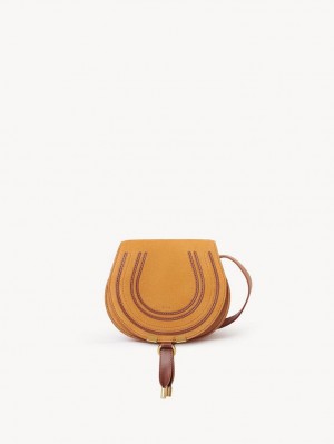 Bolsos Mini Chloe Marcie Small Saddle Naranjas | CHE-SR13668