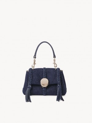 Bolsos Mini Chloe Penelope Soft Shoulder Azules | CHE-SR13705