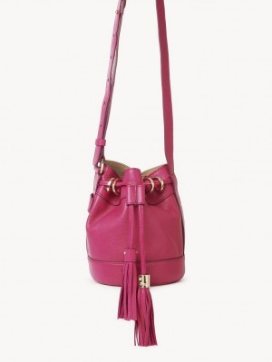 Bolsos Mini Chloe Vicki Small Bucket Rosas | CHE-SR14746