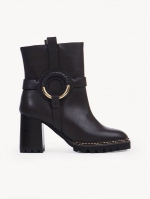 Botas Chloe Hana Altas Negras | CHE-SR14892