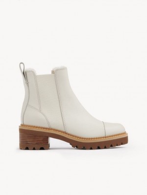 Botas Chloe Mallory Chelsea Blancas | CHE-SR14886