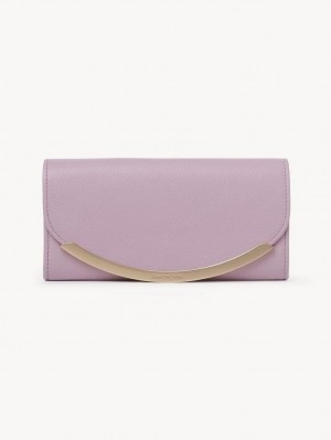 Carteras Grandes Chloe Lizzie Lavanda Blancas | CHE-SR14920