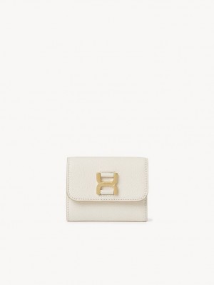 Carteras Pequeñas Chloe Marcie Small Tri-fold Blancas | CHE-SR14295