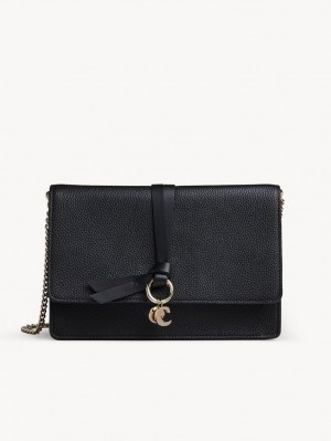 Clutch Chloe Alphabet Negras | CHE-SR13750