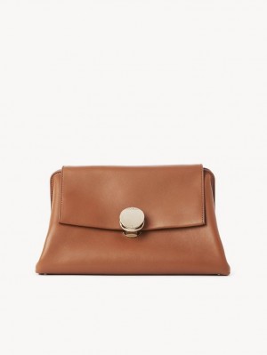 Clutch Chloe Penelope Marrones | CHE-SR13758