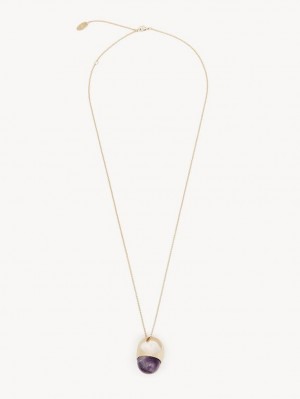 Collares Chloe Nancy Doradas | CHE-SR14429