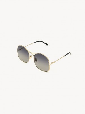 Gafas de Sol Chloe Elys Doradas Gris | CHE-SR14512