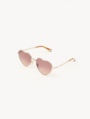 Gafas de Sol Chloe Milane Rojas Naranjas | CHE-SR14550