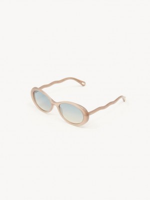 Gafas de Sol Chloe Zelie Marrones Beige | CHE-SR14553