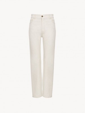 Jeans Chloe Semeru Directo-leg Blancas | CHE-SR13996