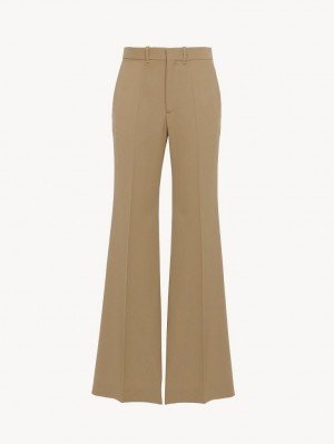 Pantalon Chloe Flared Beige | CHE-SR14024