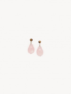 Pendientes Chloe Darcey Rosas Marrones | CHE-SR14414