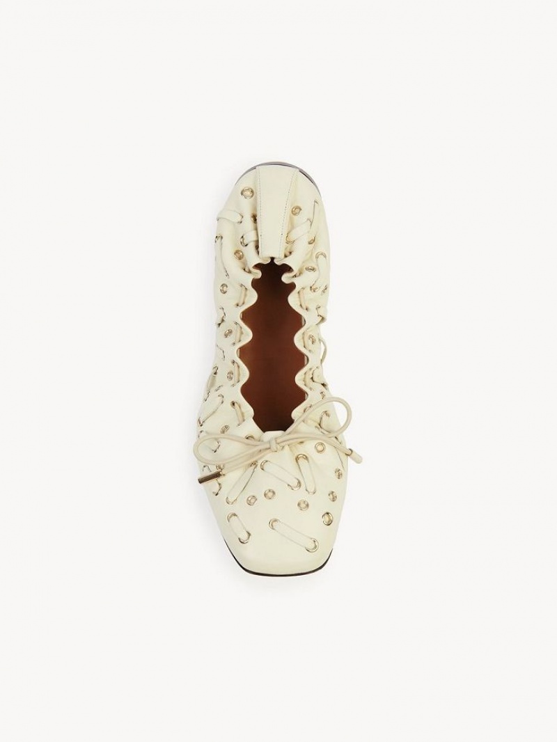 Ballet Flat Chloe Oracia Blancas | CHE-SR14266