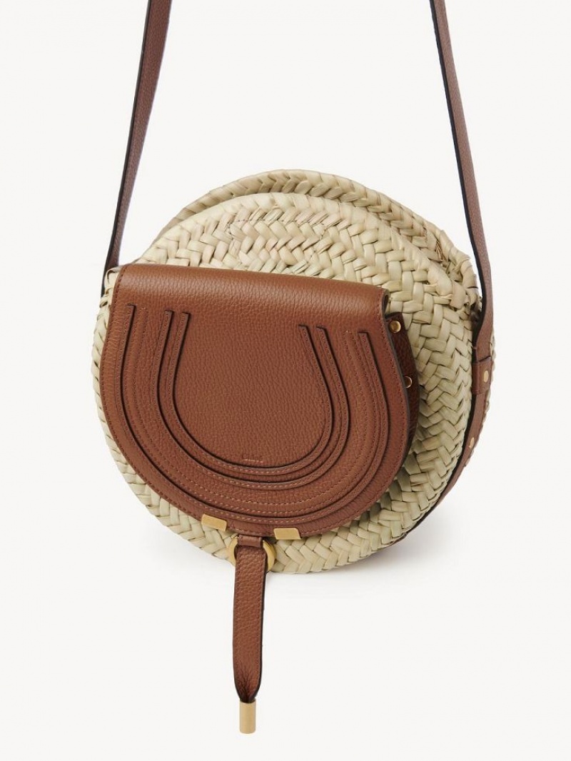 Baskets Chloe Marcie Cross-body Marrones | CHE-SR13639