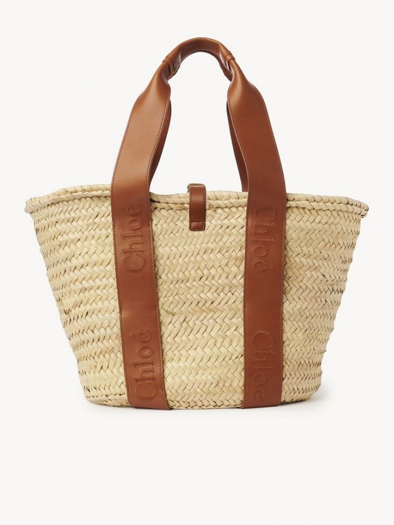 Baskets Chloe Sense Medium Marrones | CHE-SR13648