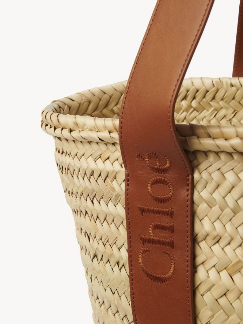 Baskets Chloe Sense Medium Marrones | CHE-SR13648