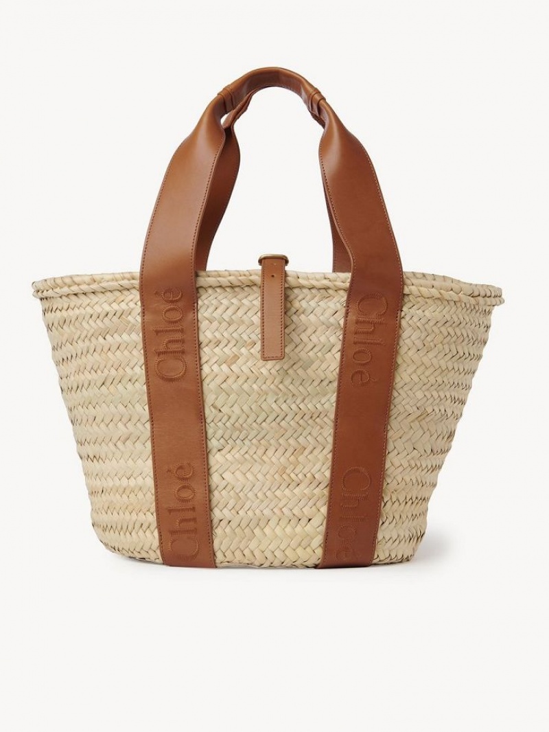 Baskets Chloe Sense Medium Marrones | CHE-SR13648