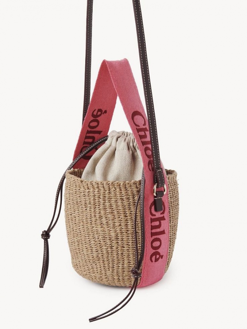 Baskets Chloe Small Woody Rosas Rojas | CHE-SR13652