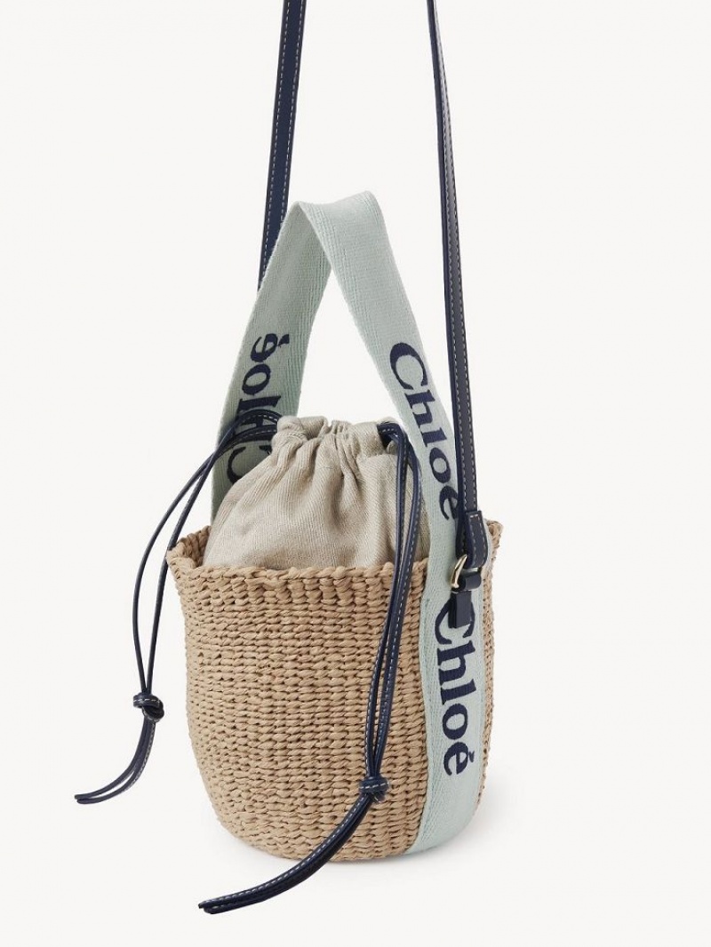 Baskets Chloe Small Woody Verde Azules | CHE-SR13643