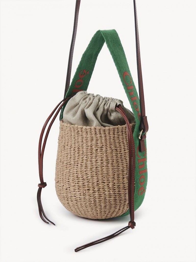 Baskets Chloe Small Woody Verde Naranjas | CHE-SR13629